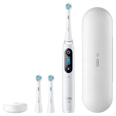 iO Series 8 Electric Toothbrush, White Alabaster